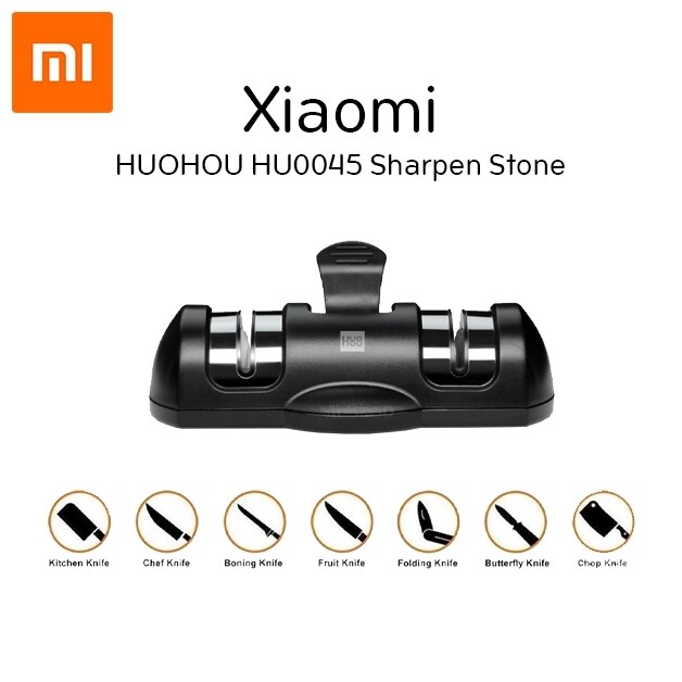 Xiaomi HUOHOU HU0045 คมชัดหินคู่ล้อหินลับคม K-nife ลับมีดอย่างเร็ว มีตัวดูดตั้งง่าย สามารถพกพาได้สบาย จัดเก็บได้ง่าย