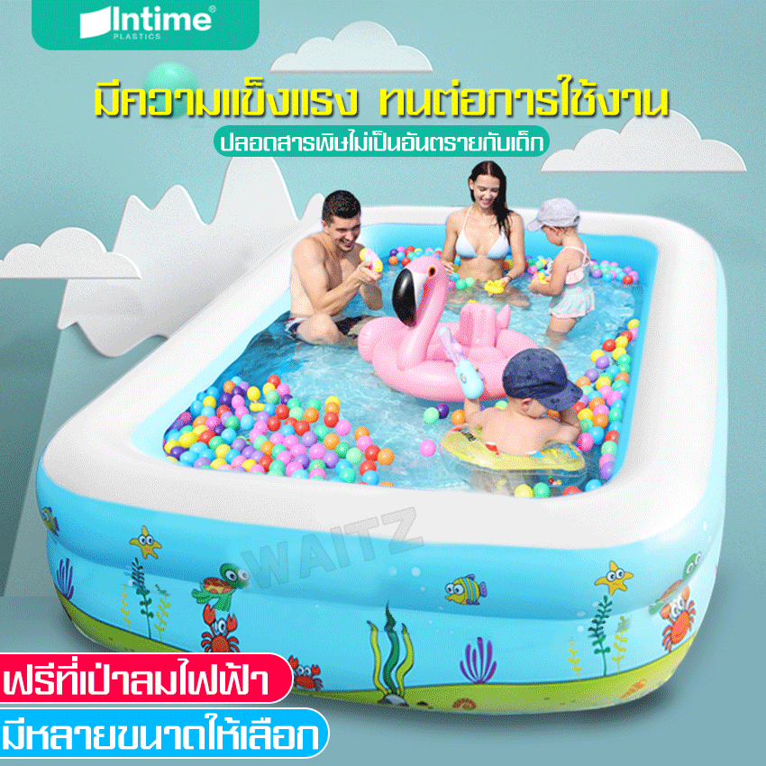 สระว่ายน้ำ swimming pool สระน้ำครอบครัว สระน้ำขนาดใหญ่ สระน้ำเป่าลม สระว่ายน้ำแข็งแรงมาก