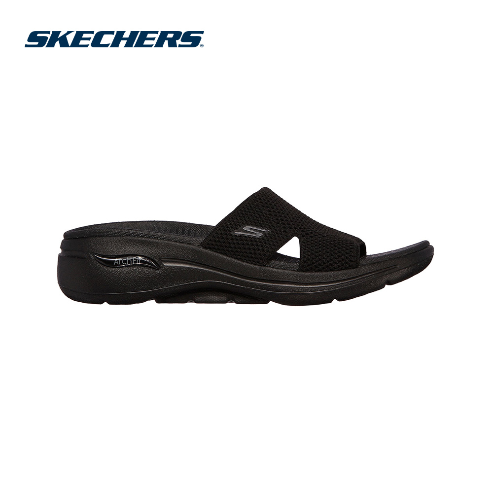 Skechers สเก็ตเชอร์ส รองเท้าแตะ ผู้หญิง GOwalk Arch Fit On-The-Go Sandals Shoes - 140224-BBK