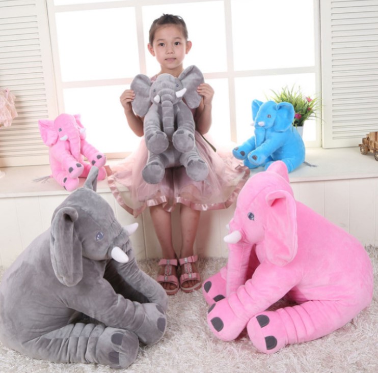 🐘สินค้าพร้อมส่ง🐘ตุ๊กตาหมอนผ้าห่ม หมอนข้าง ผ้าห่ม Plush pillow blanket หมอนหนุน หมอนข้างเด็ก ตุ๊กตา ช้างน้อย น่ารัก  By nana168 mart