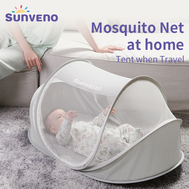 Sunveno Baby Mosquito Net Instant Pop Up Baby Crib Netting New Born Baby Net Anti Mosquito for Outdoor, Beach, Hiking,Traveling ราคา 1,189 บาท*ส่งฟรี