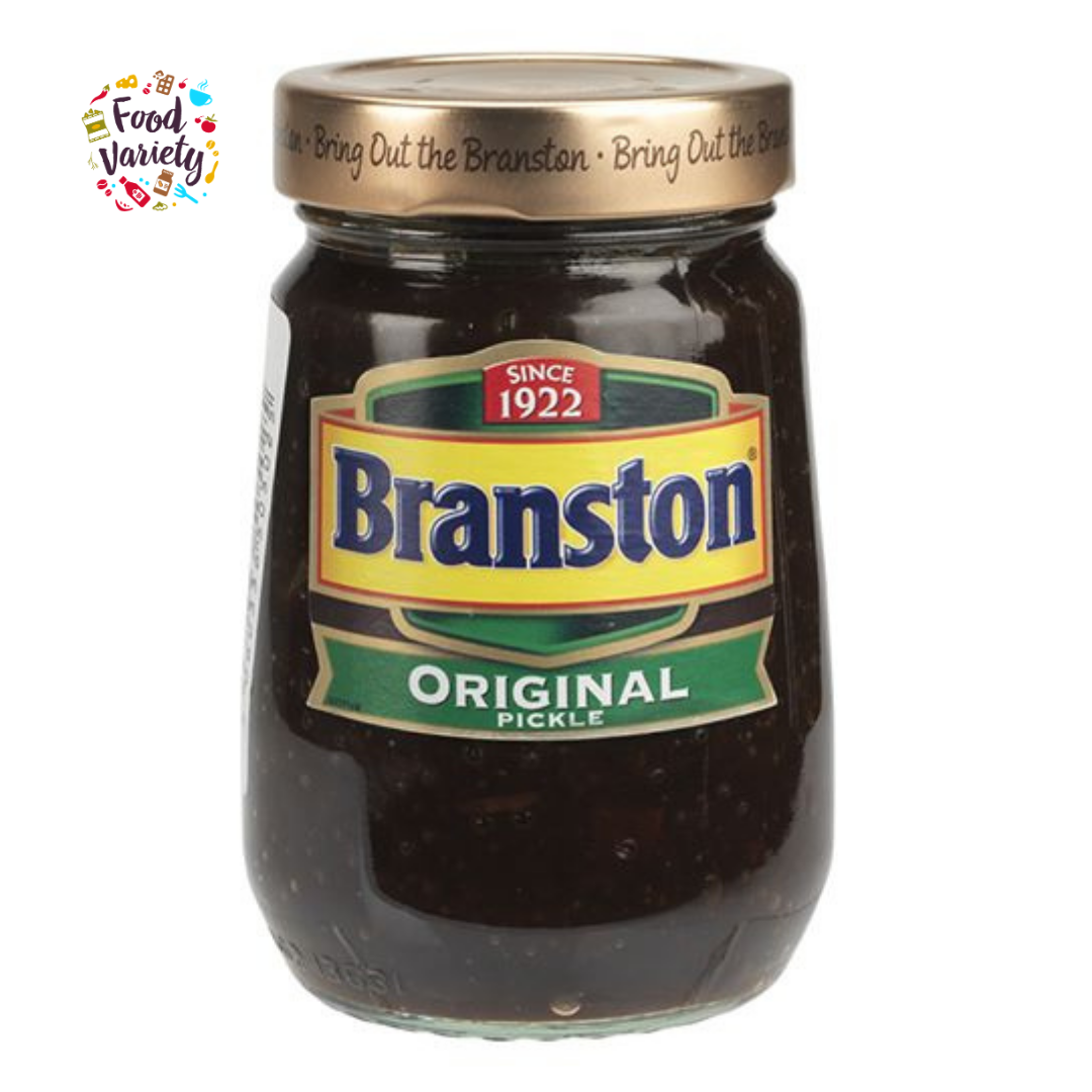 Branston Original Pickle 360g ผักดอง (แครอท ผักกาด หัวหอม และกะหล่ำ) 360g
