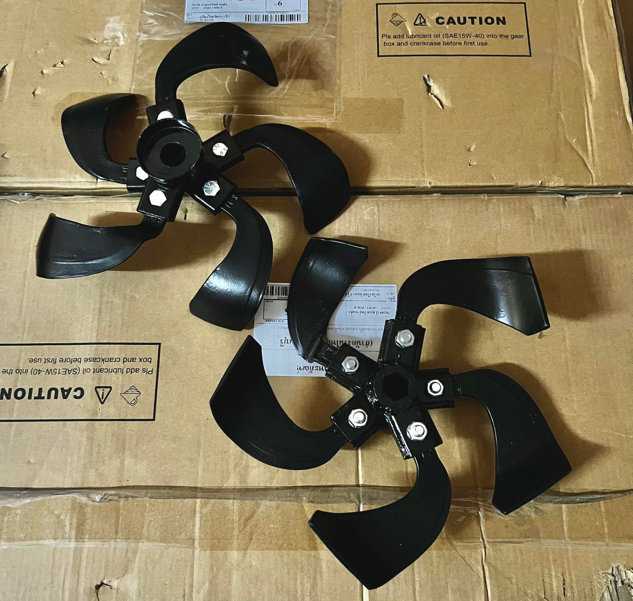 (Ask before Ordering) Set of Soil Rakes, Soil Cultivators, and Soil Groovers 3 in 1 # Standard Core (High Quality) # For All Types of Cultivators. # Walking Tractor ราคา 3,290 บาท*ส่งฟรี