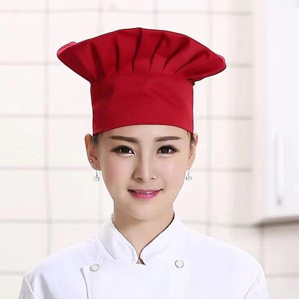 หมวกเชฟทำอาหาร หมวกเชฟ unisex Chef overalls cap