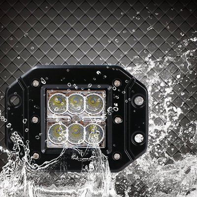 NEW สว่างสุดยอด !! LED SPOTLIGHT 18W ไฟสปอตไลท์รถ ไฟหน้ารถยนต์ ไฟท้ายรถ ไฟถอยรถ ไฟรถมอเตอร์ไซค์ บิ๊กไบค์ ATV สว่างสุดยอด เเสงพุ่งสุดขีด 12V-24V เเสง