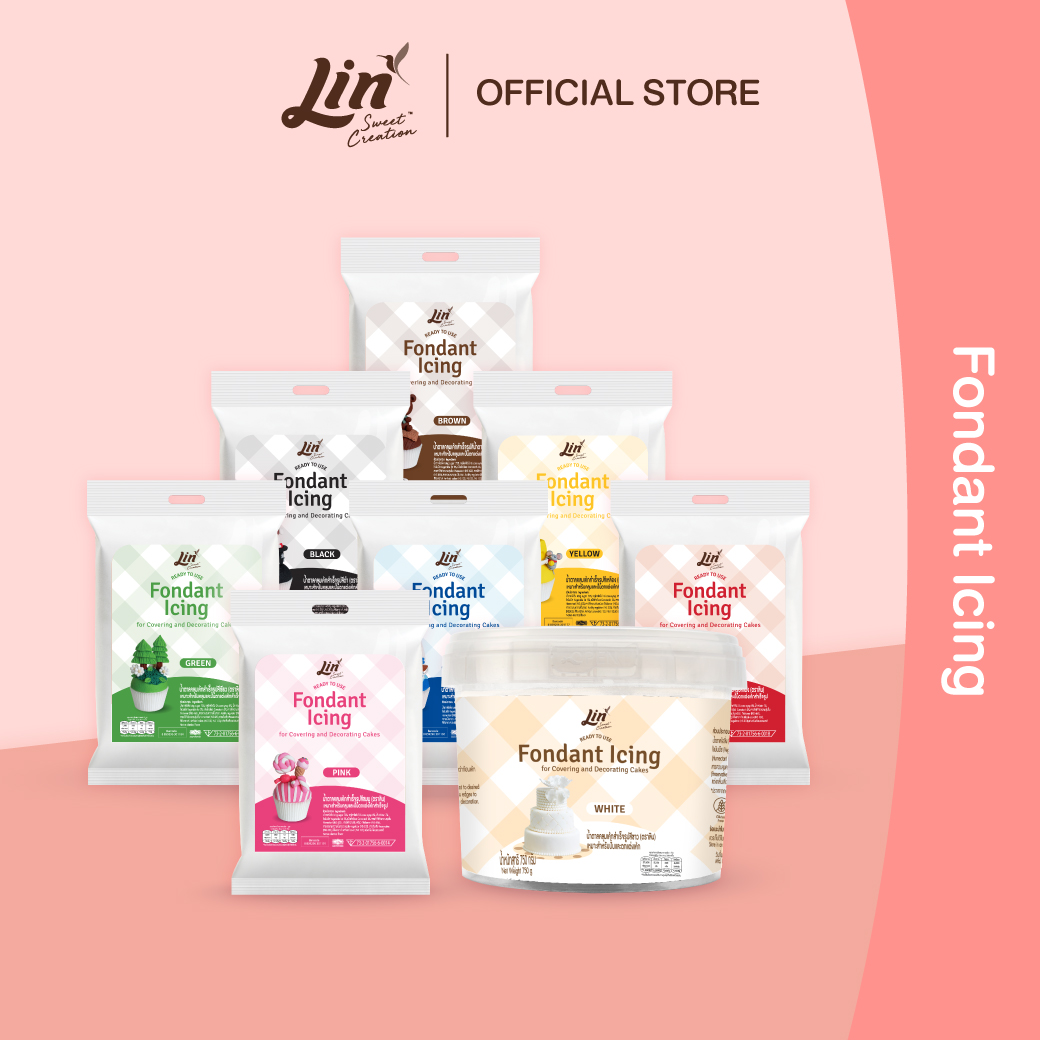 Fondant Icing | Fondant Icing [250g - 750g] ราคา 70 บาท*ส่งฟรี