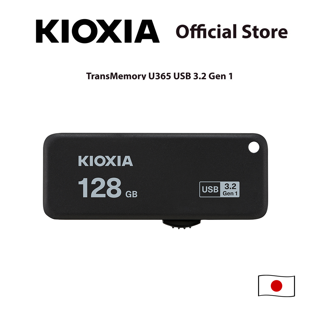 Kioxia Transmemory U365 High-Speed USB 3.2 Flash Drive - 128Gb/256Gb/64Gb ราคา 999 บาท*ส่งฟรี