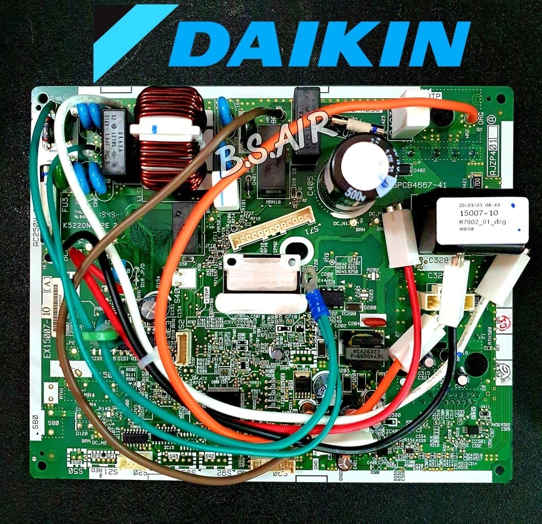 แผงควบคุมคอล์ยร้อนแอร์Daikin RKQ12TV2S, ARKC12TV2S, RKF12UV2S แถมซิลิโคนทาป้องกันความร้อนบนแผง ตัวแทนจำหน่ายอะไหล่ Daikin อะไหล่แท้ 100% ราคา 3,550 บาท*ส่งฟรี