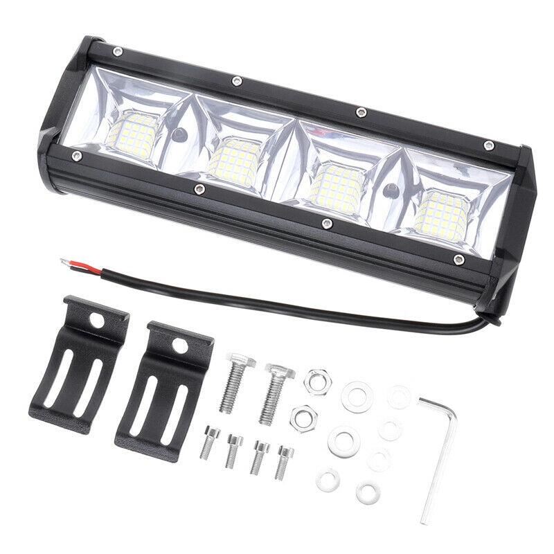 [High Quality] สว่างสุด คุณภาพเยี่ยม 108W Led Work Light Bar Spot Flood For Jeep Off-road Car ไฟรถยนต์บาร์ยาว ไฟหน้ารถ บาร์รถยนต์ 108 วัตต์ เน้นเเสงพุ่งเเละกระจายในโคมเดียว รุ่น SuperBright คุณภาพสูง มีประกันสินค้า เเสงขาว จำนวน 1 โคม