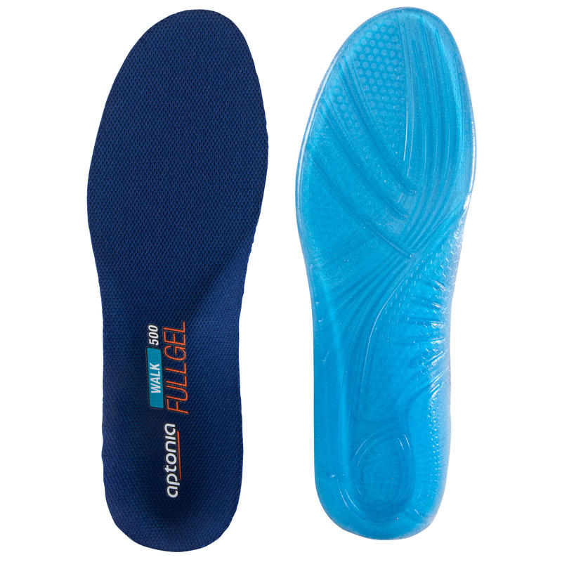 พื้นรองเท้าสำหรับวิ่ง Running Insole พื้นรองเท้าวิ่ง รุ่น WALK 500 (สีน้ำเงิน) พื้นรองเท้า WALK 500 SOLE - BLUE แผ่นเสริมรองเท้า Insole for running