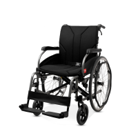 Simple Health รถเข็นวีลแชร์ wheelchair  รองรับน้ำหนักสูงสุด 100 กก. พร้อมเบรกมือ ปรับระดับพนักพิงได้ รับประกัน 1ปี