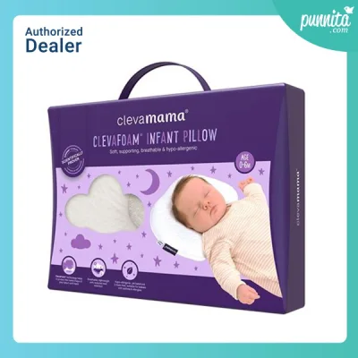 Clevamama Clevafoam หมอนหลุม สำหรับทารก 0-6เดือน [Punnita Authorized dealer]