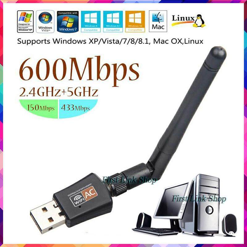 ❌เสาอากาศทรงพลัง❌ตัวรับสัญญาณ WiFi USB 600Mbps [โปรดดูรายละเอียดสินค้าก่อน] Dual Band 2.4GHz/ 5GHz อะแดปเตอร์อินเตอร์เน็ตไร้สาย USB-Adapter-หน้าส้ม[3]