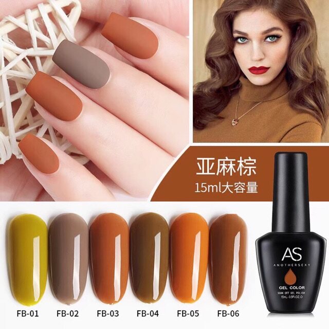 สีเจล As 15ml. โทนมาใหม่ FB01-06 New