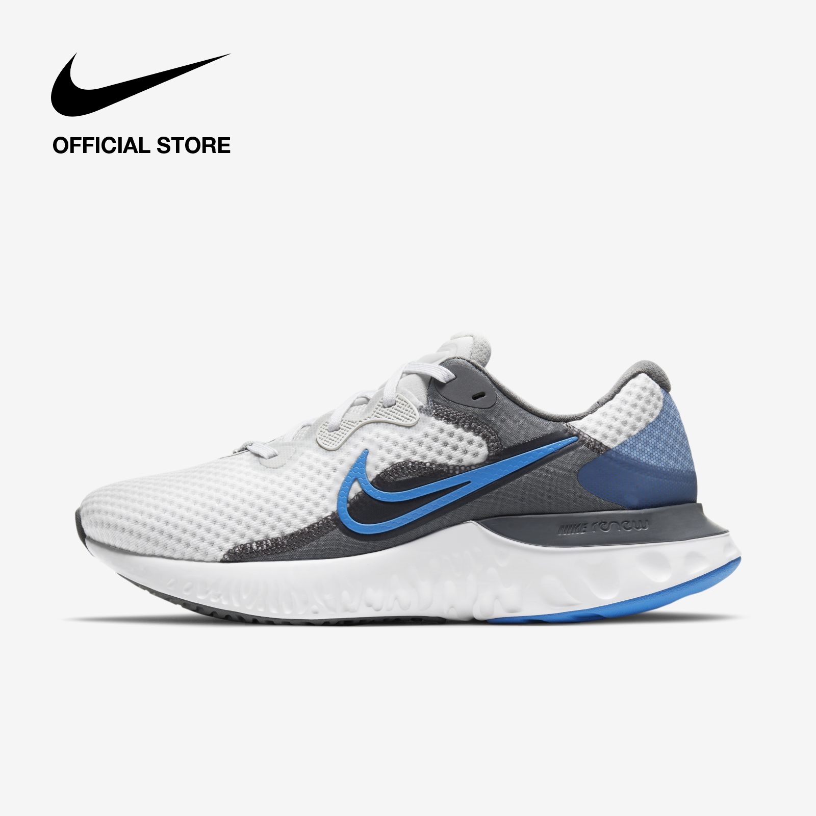 Nike Men's Renew Run 2 Running Shoes - Photon Dust ไนกี้ รองเท้าวิ่งผู้ชาย รีนิว รัน 2 - สีขาว
