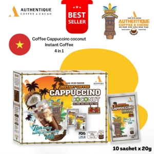 ภาพหน้าปกสินค้ากาแฟ เวียดนาม กาแฟมะพร้าว Instant Coffee with Coconut Milk Flavor 4in1 (20G x 10Packs) Coconut Cappo ที่เกี่ยวข้อง