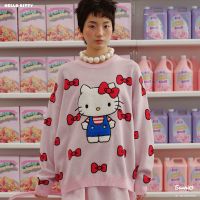 Endless Holiday Endless Knit Sweater Hello Kitty Strawberry Milk Bow Edition