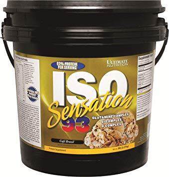 ULTIMATE NUTRITION ISO SENSATION 93 Size 5 lbs Chocolate