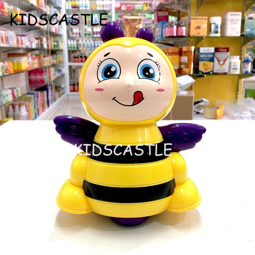 TheWoodyToys ผึ้งหรรษา Bee Happy มีเสียงมีไฟ ชนถอยอัตโนมัติ