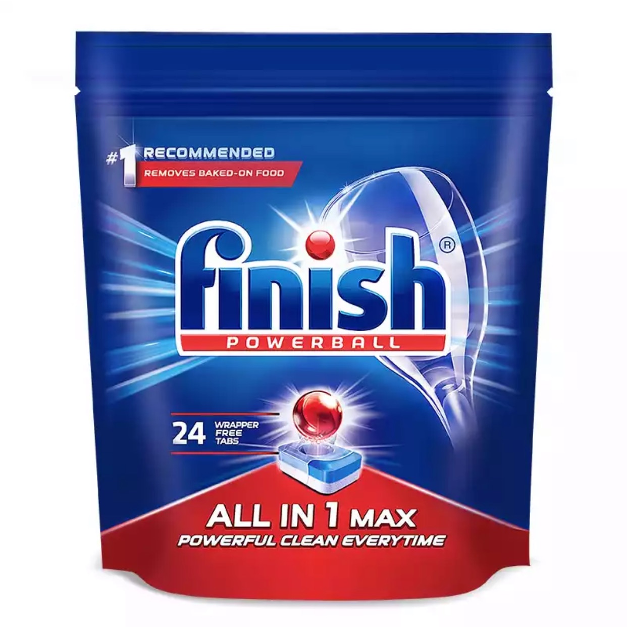Finish powerball all in 1 max (16.5g x 24 tablets) the package is slightly crashed during the international shipment but it is still sealed.