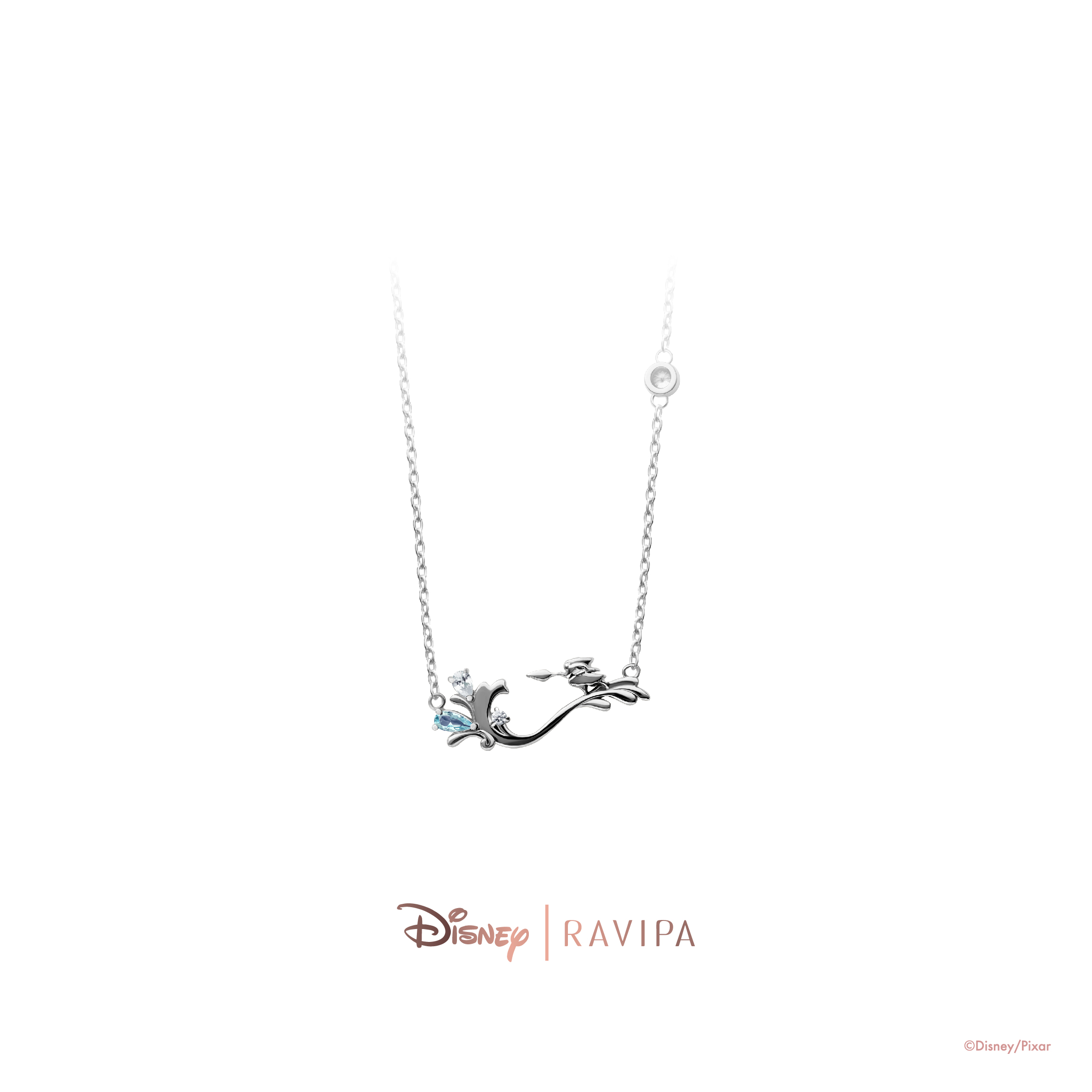 Ravipa | Disney Silver Moana Wave Necklace - สร้อยคอ ราคา 3,490 บาท*ส่งฟรี