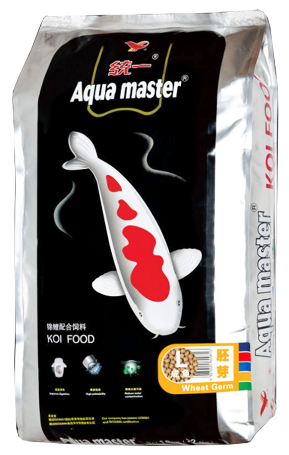 AQUAMASTER WHEAT GERM อาหารปลาคาร์ฟ สูตร ธัญพืช ย่อยง่าย ปรับผิวขาว เสริมภูมิคุ้มกัน ไม่ป่วยง่าย อาหารเม็ดชนิดลอยน้ำ ขนาด 10KG. ราคา 2,240 บาท*ส่งฟรี