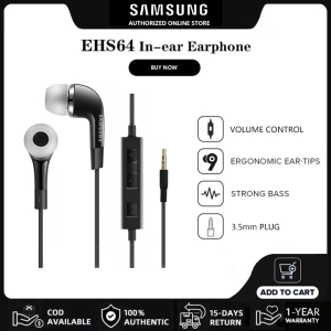 ภาพหน้าปกสินค้าหูฟัง Samsung Headset AKG หูฟังซัมซุง EHS64 Full Bass Earphone เบสหนัก หูฟังแบบสอดหู 3.5mm Edition Wired In-Ear Headphone 3-Button พร้อมไมค์ การควบคุมระดับเสียง for S10 S9 S8 S6 A30 A50 ที่เกี่ยวข้อง