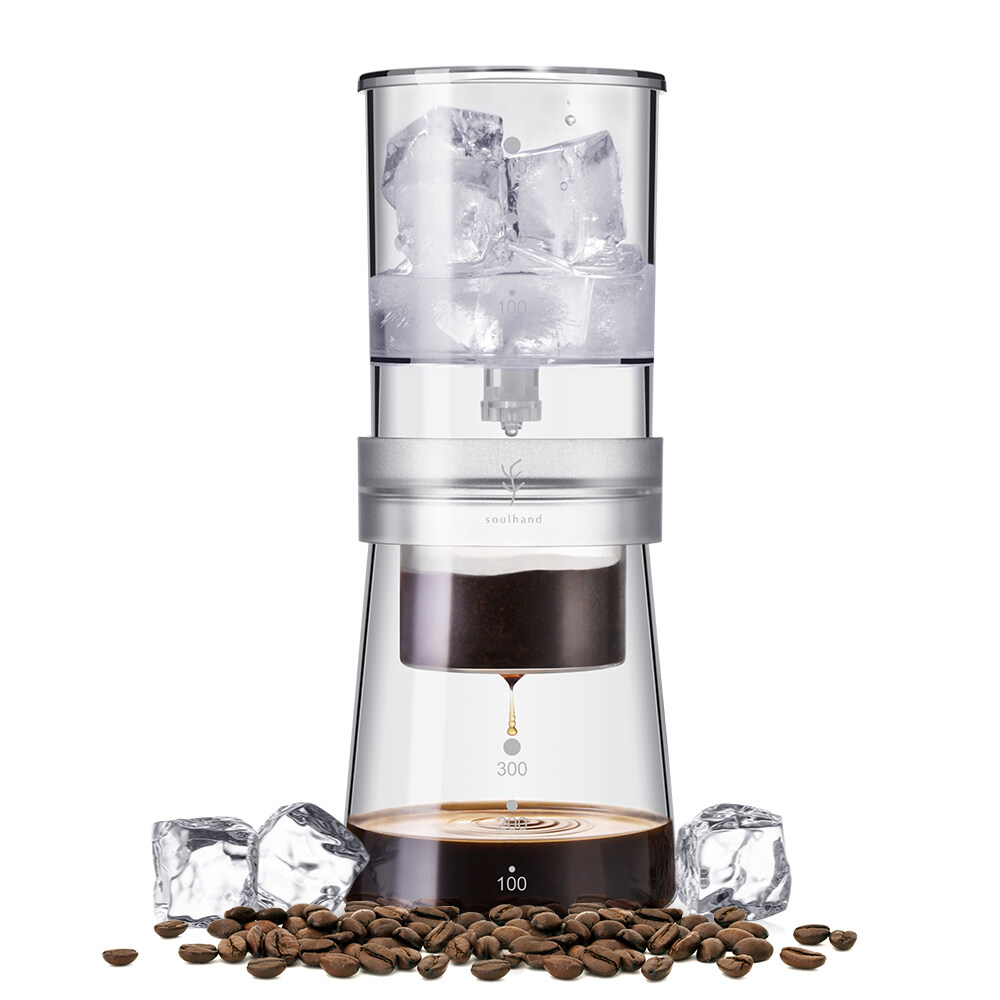 Soulhand Ice Drip Coffee Maker Cold Brew Coffee Dripper กาแฟดริปสกัดเย็น ขนาด 350ml /800ml for Home Travel Office