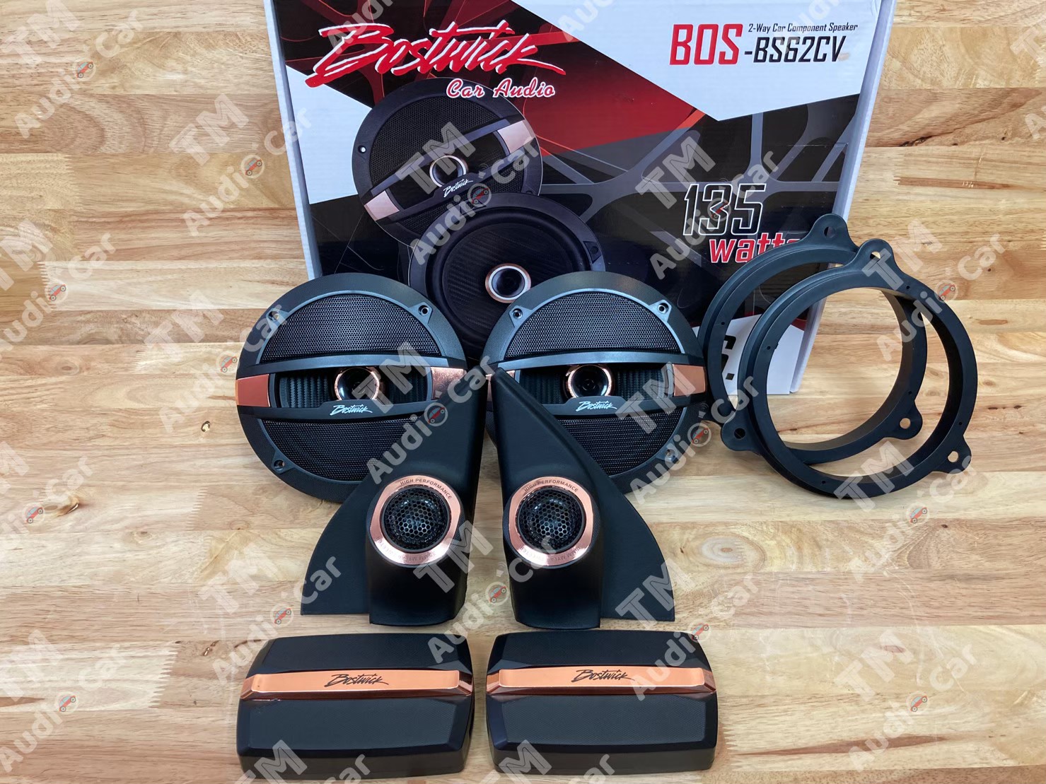 หูช้างตรงรุ่น NISSAN MARCH 2012-2024 ลำโพงแยกชิ้น 6.5” BOSTWICK BOS-BS62CV + ฐานรองลำโพงตรงรุ่น จำนวน 1คู่ ราคา 3,500 บาท*ส่งฟรี