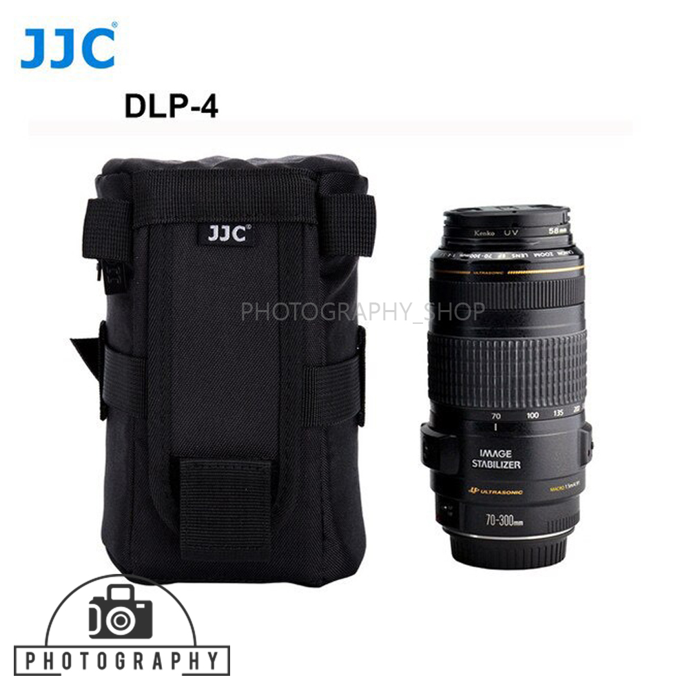 กระเป๋าใส่เลนส์กล้อง Jjc Bag Lens Pouch Dlp-4 กันกระแทกอย่างดี. 