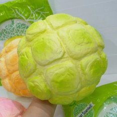 20 cm Squishy PUNIMARU MELON JUMBO BUN - Green with Melon Scented สกุชชี่ เมล่อนบัน บันเมล่อน สีเขียว กลิ่นเมล่อน
