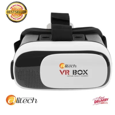 Alitech VR Box 2.0 VR Glasses Headset แว่น 3D สำหรับสมาร์ทโฟนทุกรุ่น (White)