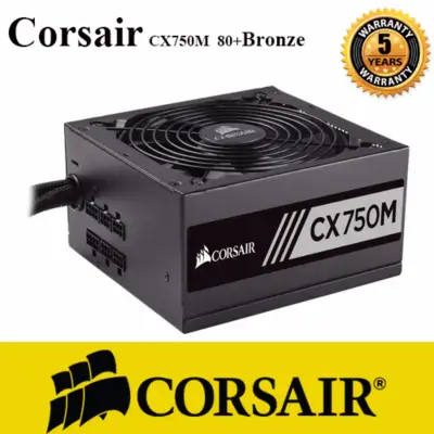Corsair CX750M 750 Watt 80 PLUS Bronze Certified Modular ATX PSU (2015 Edition)
