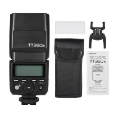 Godox TT350S Mini Portable Speedlite 2.4G Wireless Master & Slave 1/8000S HSS TTL Flash Speedlight for Sony A77II A7RII A7R A58 A99 ILCE6000L RX10 Mirrorless ILDC Camera Outdoorfree - intl