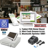 Loyverse POS 10.1" รุ่นท็อป พรินเตอร์บลูทูธ 58mm ลิ้นชักเก็บเงินอัตโนมัติ ราคา 9,590 บาท*ส่งฟรี