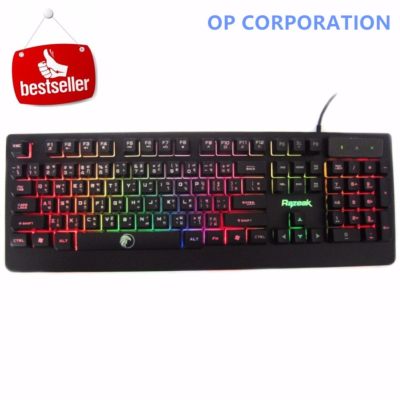 RAZEAK OSIRIS KG8702 USB Keyboard คีย์บอร์ดมีไฟ