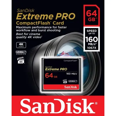 Sandisk Extreme Pro 1067X 160MB/s 64 gb Sandisk CF Extreme Pro 64GB Sandisk CF 64GB Extreme Pro