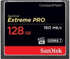 SanDisk Extreme PRO 128GB CompactFlash Memory Card (SDCFXPS-128G-X46)