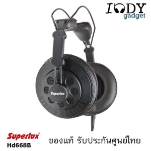 สินค้า Sux HD668B Fze Headphone หูฟังครอบหู ฟลูไซต์ รับประกันศูนย์ไทย - Black