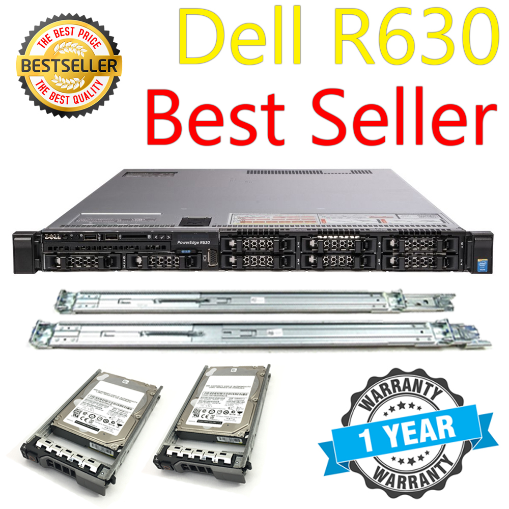 ขาย Server Dell R630 CPU E5-2620V3*2 HDD SAS600GB*4 RAM128GB RAID H730 Dual PSU*2 ประกัน 1 ปี !!! ราคา 43,900 บาท*ส่งฟรี