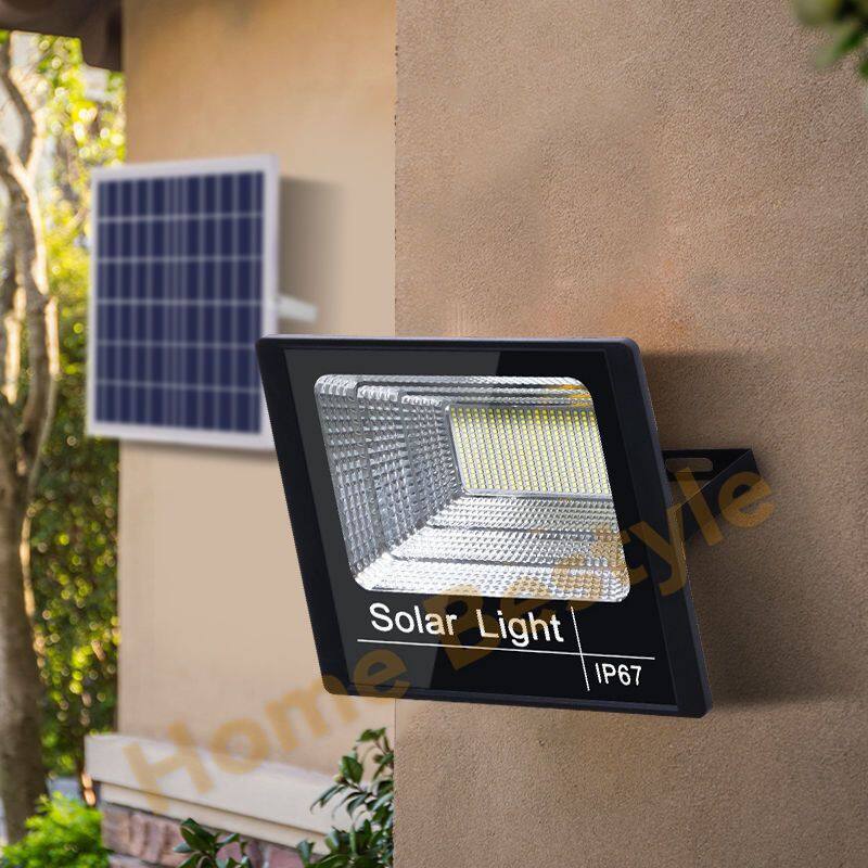 Eight Week Outdoor Solar spotlight IP67 solar led โคมไฟและหลอดไฟ รับประกัน 1 ปี 25W/45W/100W/200W ไฟ led โซล่าเซล ไฟสปอร์ตไลท์โซล่าเซลล์