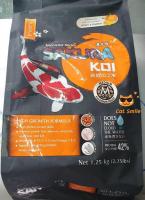 Sakura Koi อาหารปลาคาร์ฟ ซากุระโค่ย Koi Food สูตรเร่งโต สีส้มM 4 mm. สูตรพรีเมี่ยม เพิ่มน้ำหนัก โครงสร้างใหญ่ ผิวดี 1.25kg เม็ดไซส์ M 4mm