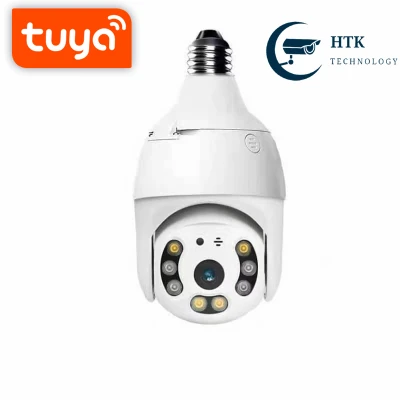 E27 หลอดไฟ PTZ 3MP (DP90) Tuya สมาร์ทการติดตามอัตโนมัติ Wifi กล้อง FHD 1080P IP Camera CCTV Security Home