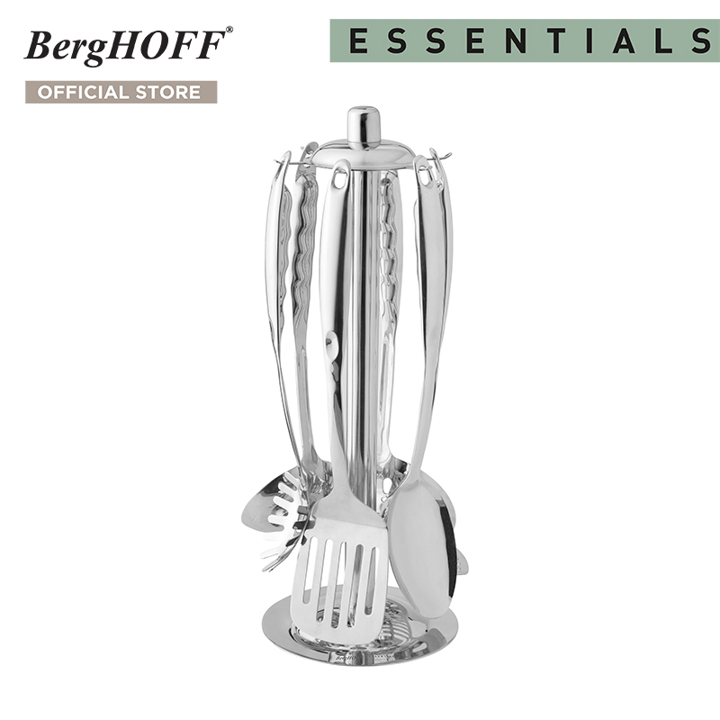 BergHOFF ชุดอุปกรณ์เครื่องใช้ในครัวสแตนเลสสตีล 7 ชิ้น รุ่น Essential ทนทาน สีเงิน1307010 ราคา 5,592 บาท*ส่งฟรี