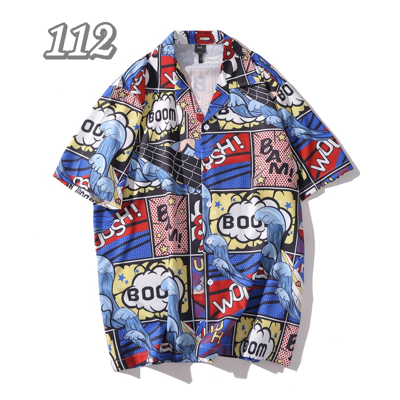 ลดราคาพิเศษ?พร้อมส่ง? เสื้อฮาวาย Hawaii Shirt สไตล์เกาหลี เสื้อเชิ๊ตสตรีท ลายสวยคมชัด ซักสีไม่ตก