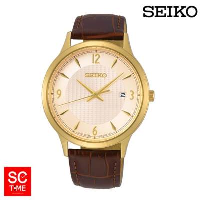 ดูภาพ Seiko Quartz นาฬิกาข้อมือชาย รุ่น SGEH86P1 สายหนังแท้ (รับประกันศูนย์ Seiko) เพิ่มเติม Seiko Quartz นาฬิกาข้อมือชาย รุ่น SGEH86P1 สายหนังแท้ (รับประกันศูนย์ Seiko)