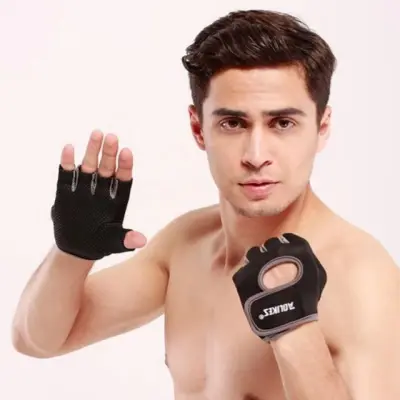 ถุงมือฟิตเนส ถุงมือออกกำลังกาย ถุงมือยกน้ำหนัก ถุงมือยกเวท Aolikes Fitness Glove (2)