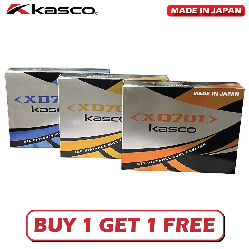 KASCO XD-701 BALLS MADE IN JAPAN BUY 1 GET 1 FREE (2dz) ลูกกอล์ฟ XD-701 ซื้อ 1 โหล แถม 1 โหลฟรี