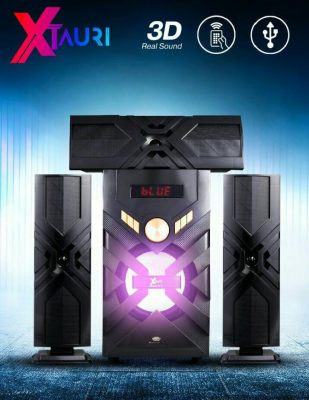 สินค้าขายดีมาก ชุดลำโพงมัลติมีเดีย XTAURI 3.1 Channel Multimedia Speaker System