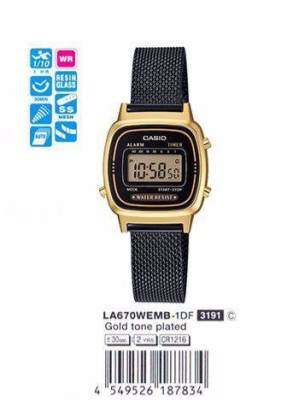 Casio แท้ รุ่น LA-670WEMB-1 นาฬิกาผู้หญิง Casio แท้ รุ่น LA-670WEMB-1 นาฬิกาผู้หญิง